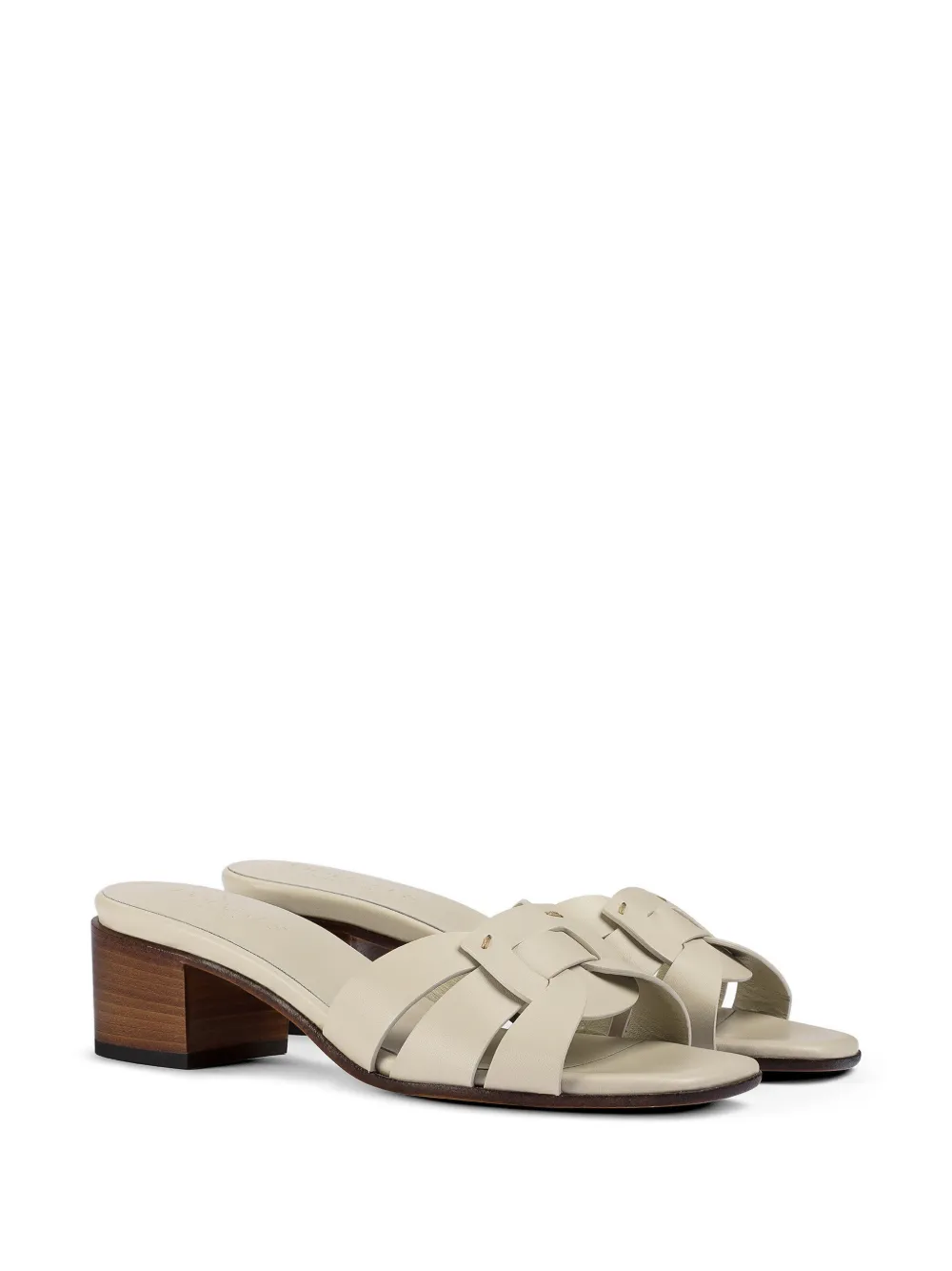 Doucal's interwoven leather sandals Beige