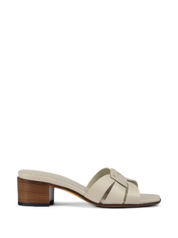 Doucal's Interwoven Leather Sandals in Neutrals