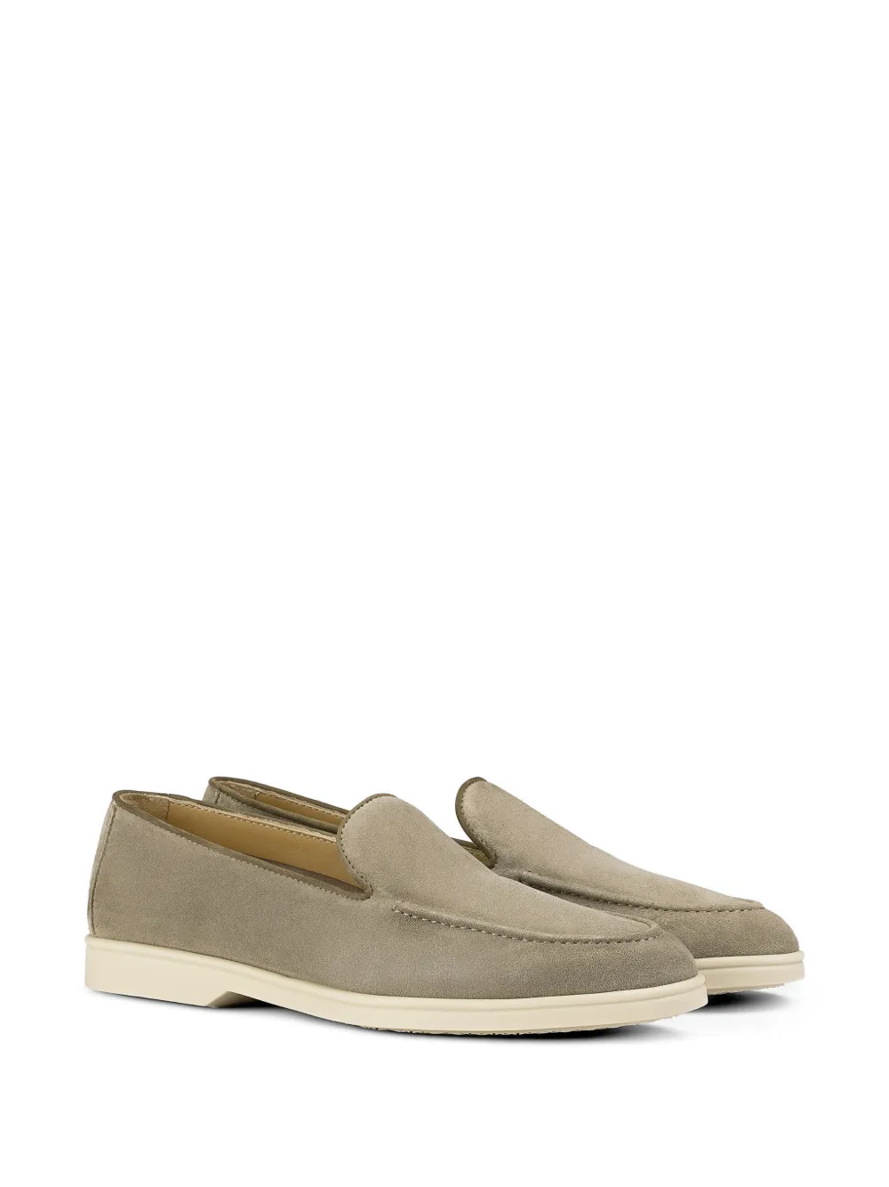 Doucal's suede loafers Grijs