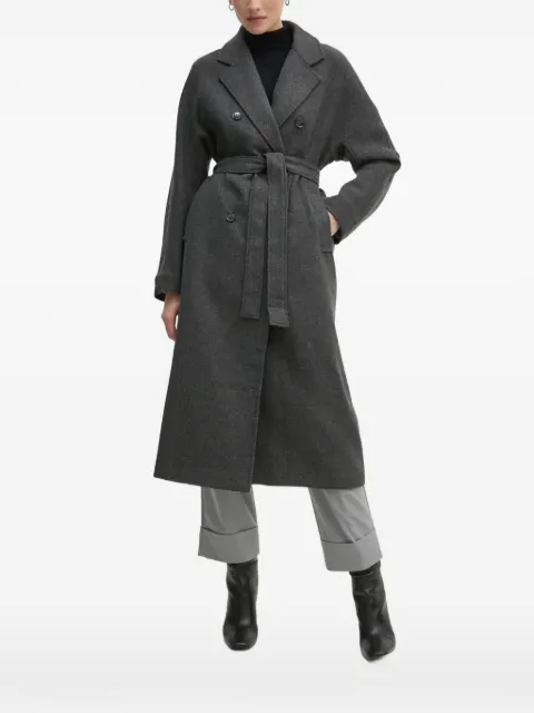OUI belted double-breasted coat