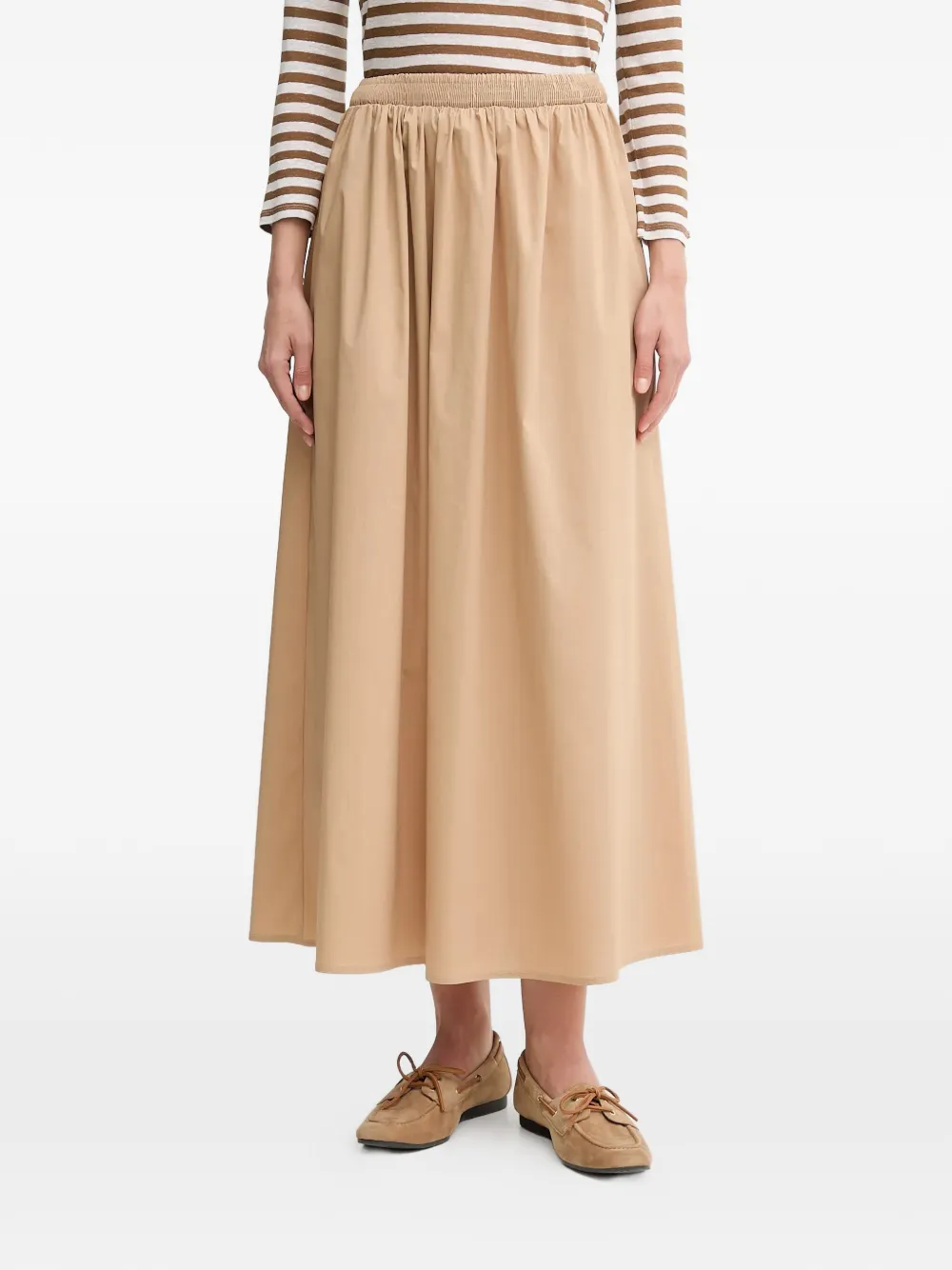 OUI elasticated maxi skirt - Toni neutri