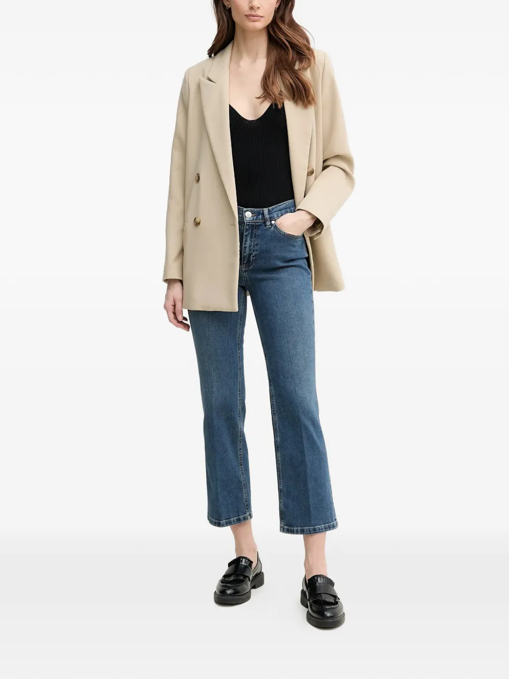  Oui Vaqueros Capri - Azul 