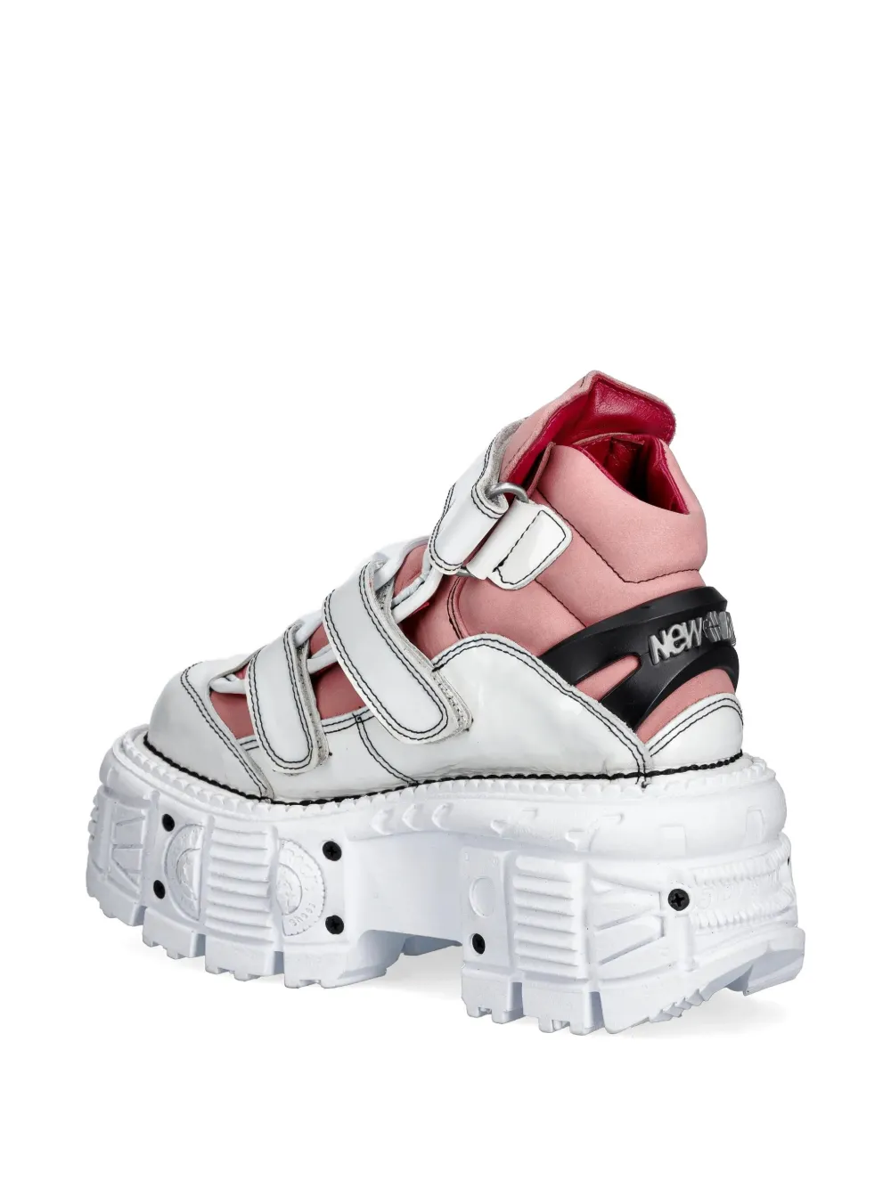 NEW ROCK M-TANK008-C6 laarzen met plateauzool Wit