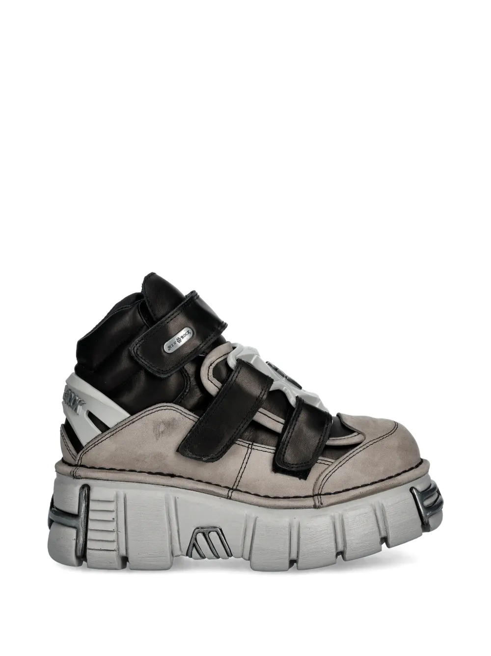 NEW ROCK Alaska Perla, Itali Negro, Tower platform sneakers - Toni neutri