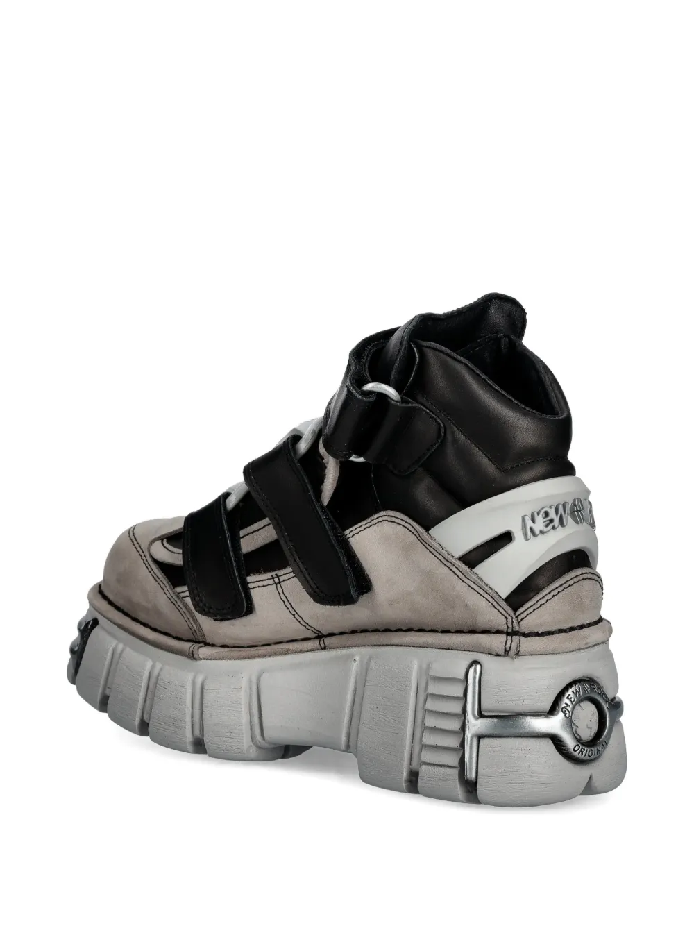 NEW ROCK Alaska Perla Itali Negro Tower sneakers met plateauzool Beige