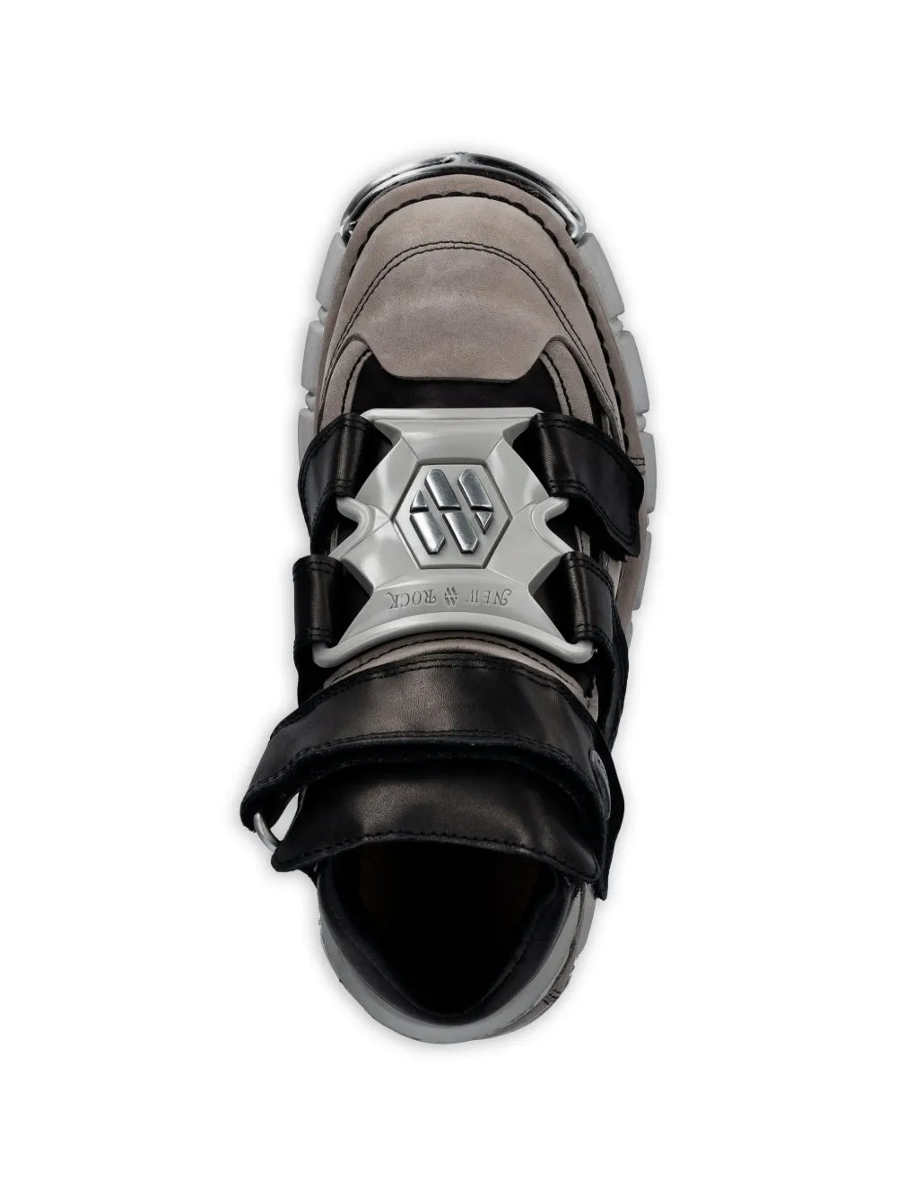 NEW ROCK Alaska Perla Itali Negro Tower sneakers met plateauzool Beige