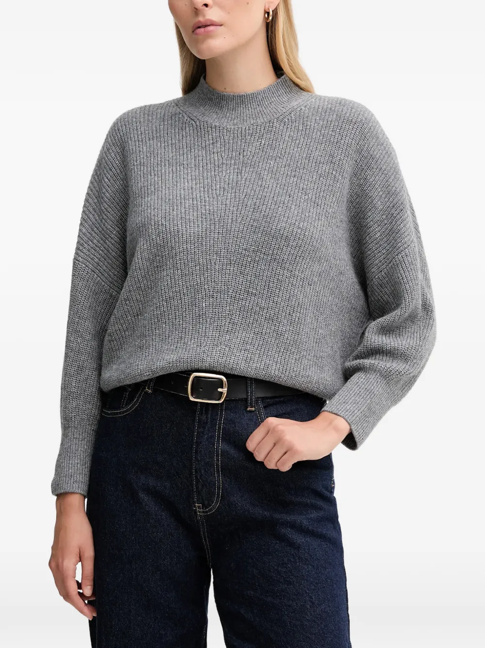 OUI high-neck sweater - Grigio