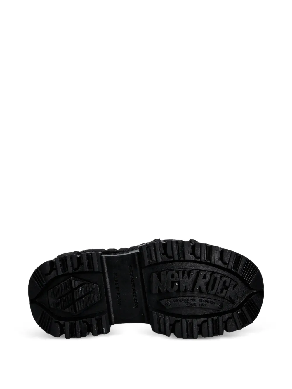 NEW ROCK M-TANK1553-C16 laarzen met plateauzool Zwart