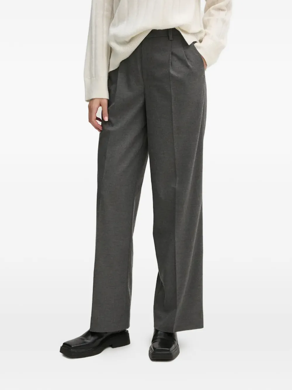 OUI pleated trousers - Grigio