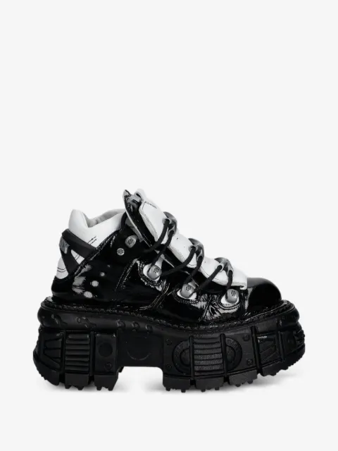 NEW ROCK platform metal detail sneakers