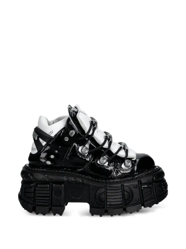 NEW ROCK プラットフォーム スニーカー | ブラック | FARFETCH JP