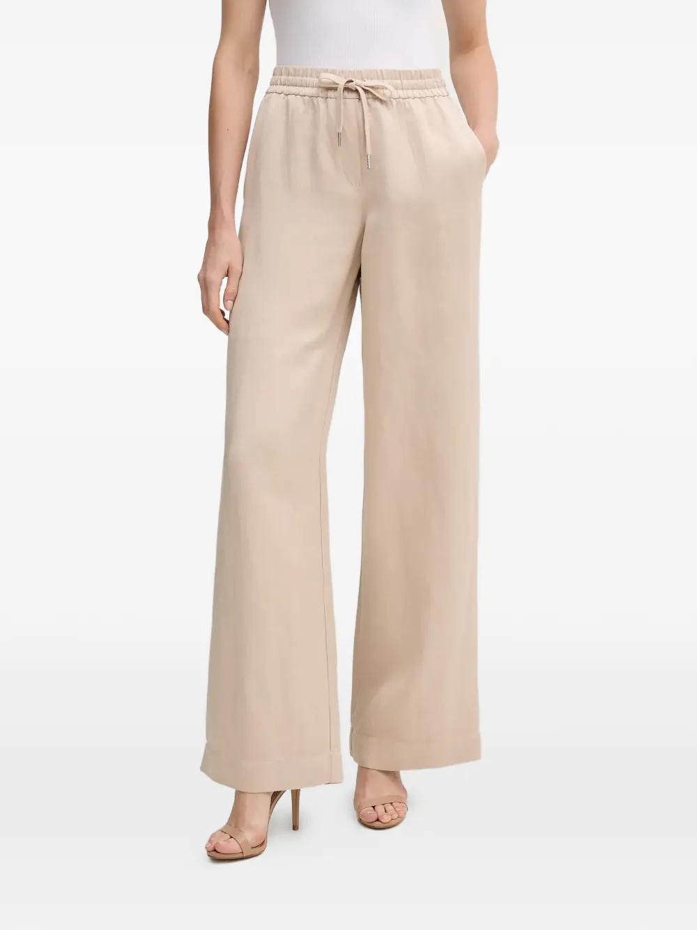 Marc Aurel drawstring trousers - Toni neutri