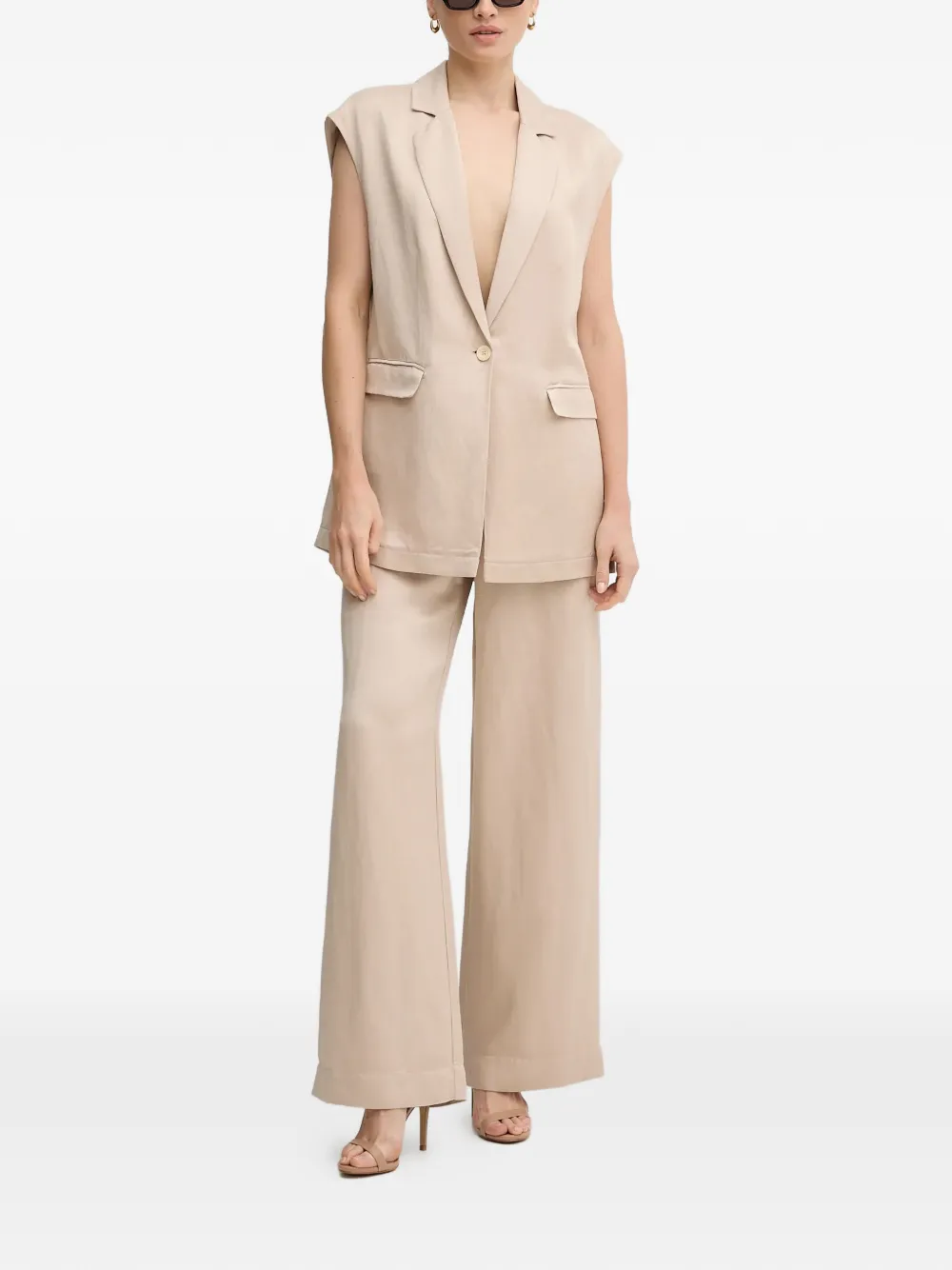 Marc Aurel Drawstring Trousers - Neutrals 