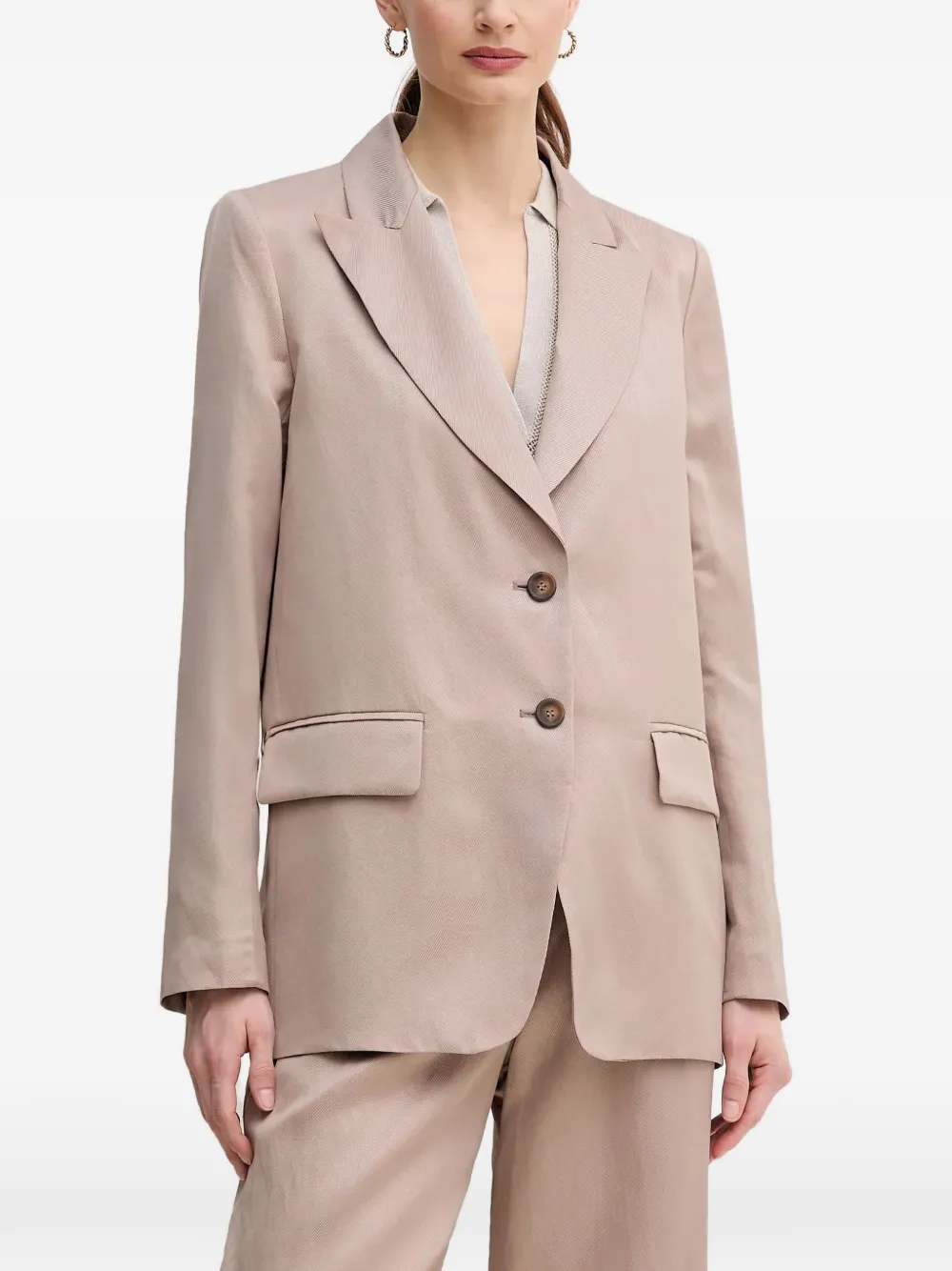 Marc Aurel button-up blazer - Toni neutri
