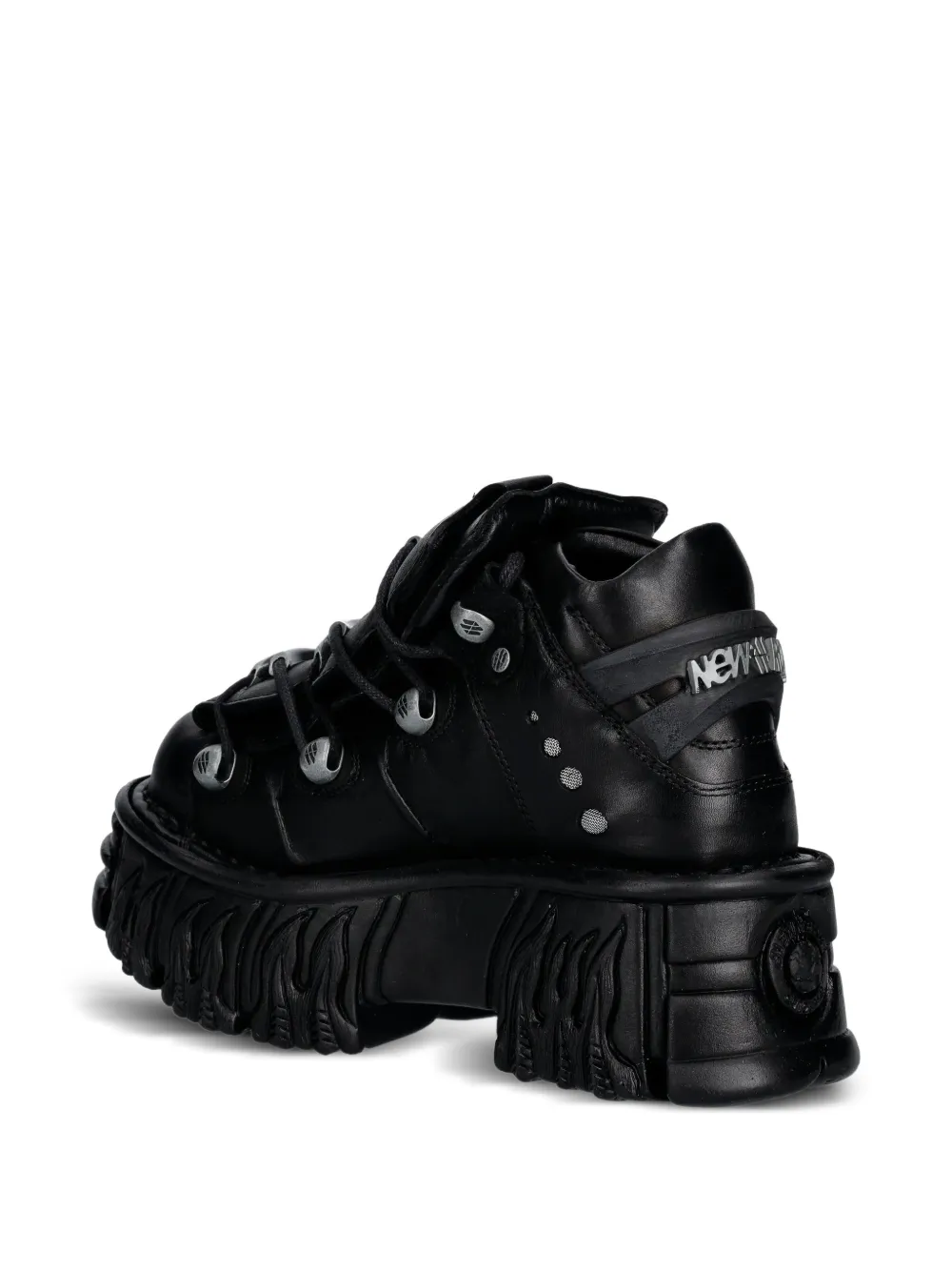 NEW ROCK Sneakers met plateauzool Zwart