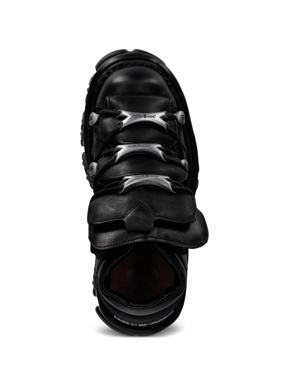 NEW ROCK Sneakers met plateauzool Zwart