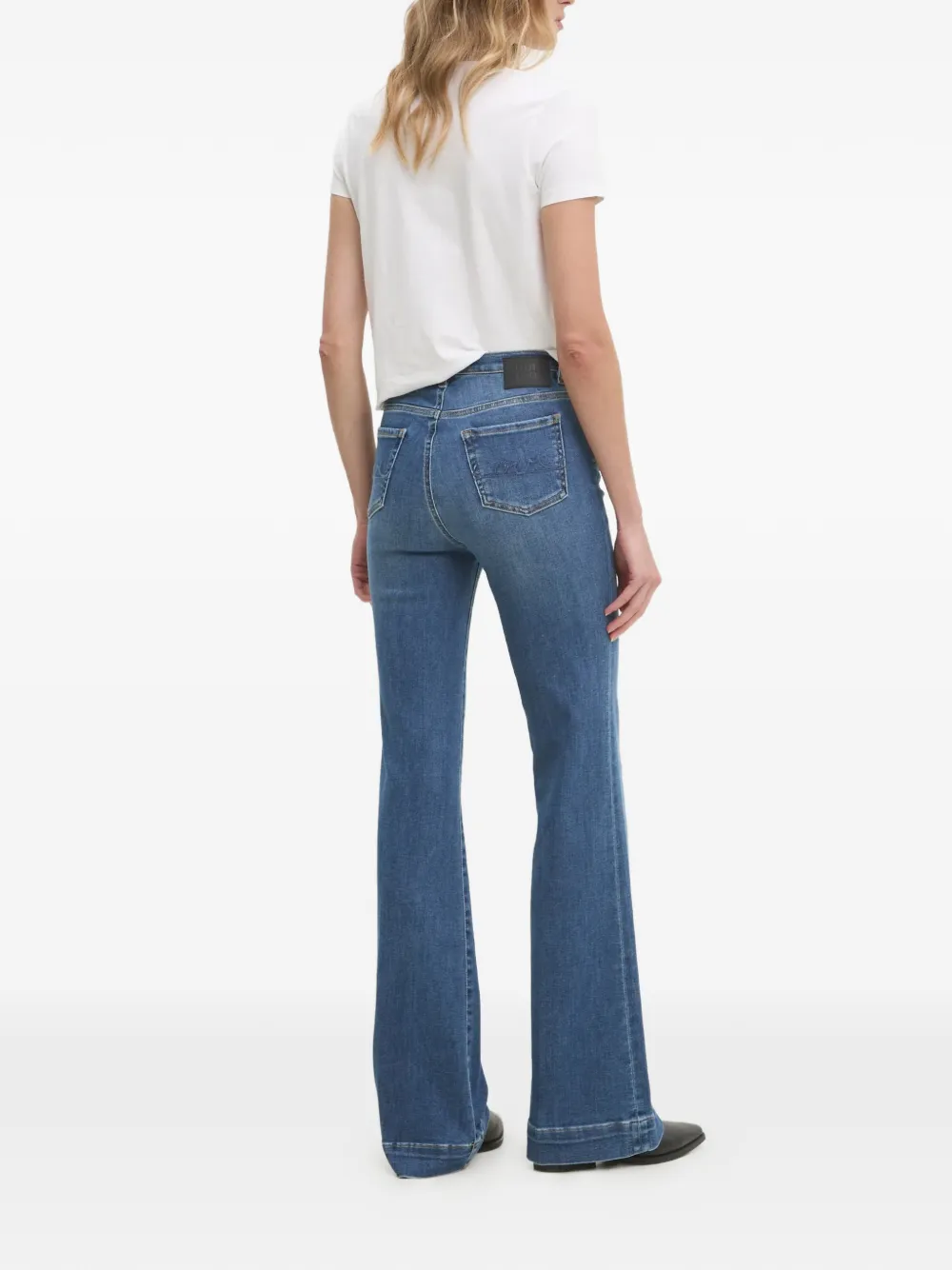  Oui Flared-leg Jeans - Blue 