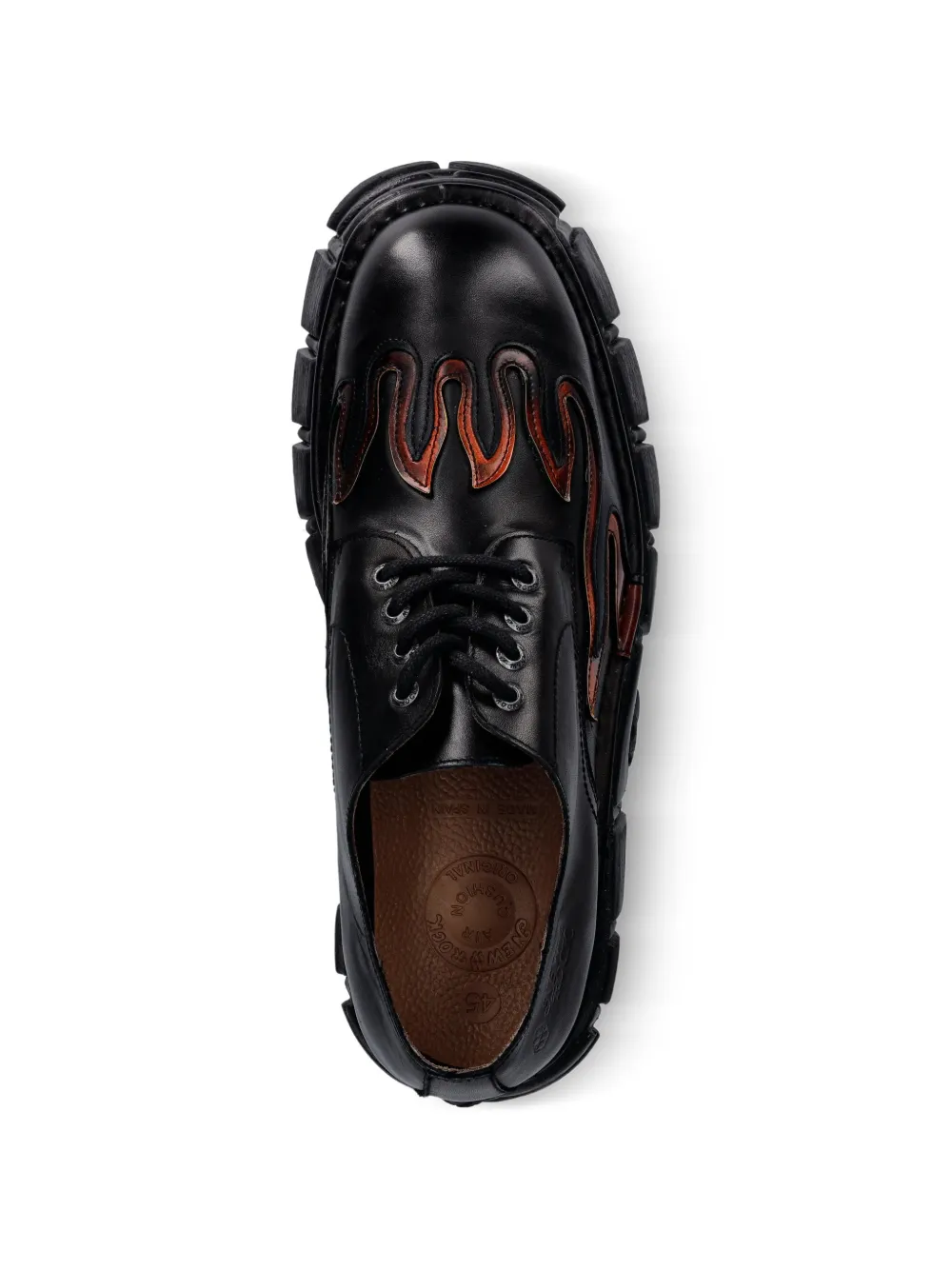 NEW ROCK M-1553C-C2 laarzen met plateauzool Zwart