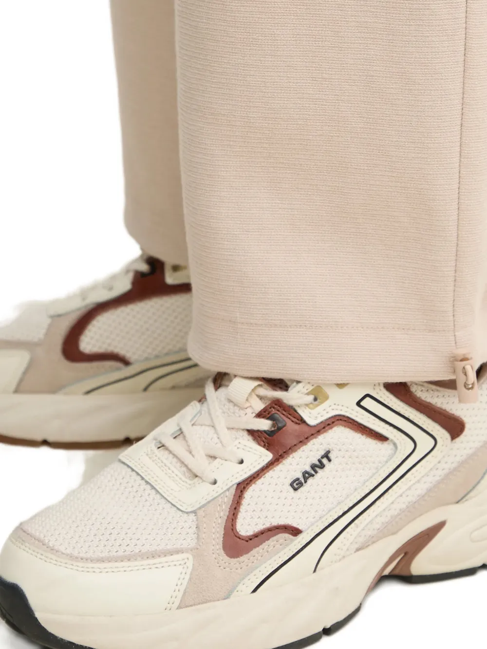 Marc Aurel Broek met cargo zak Beige