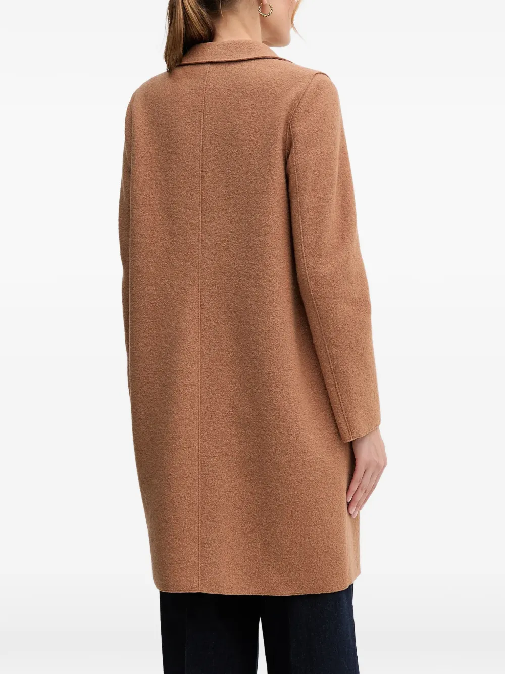  Oui Single-breasted Coat - Brown 