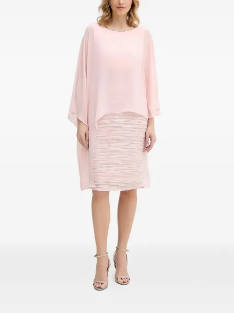 Joseph Ribkoff rhinestone-detail pleated midi dress