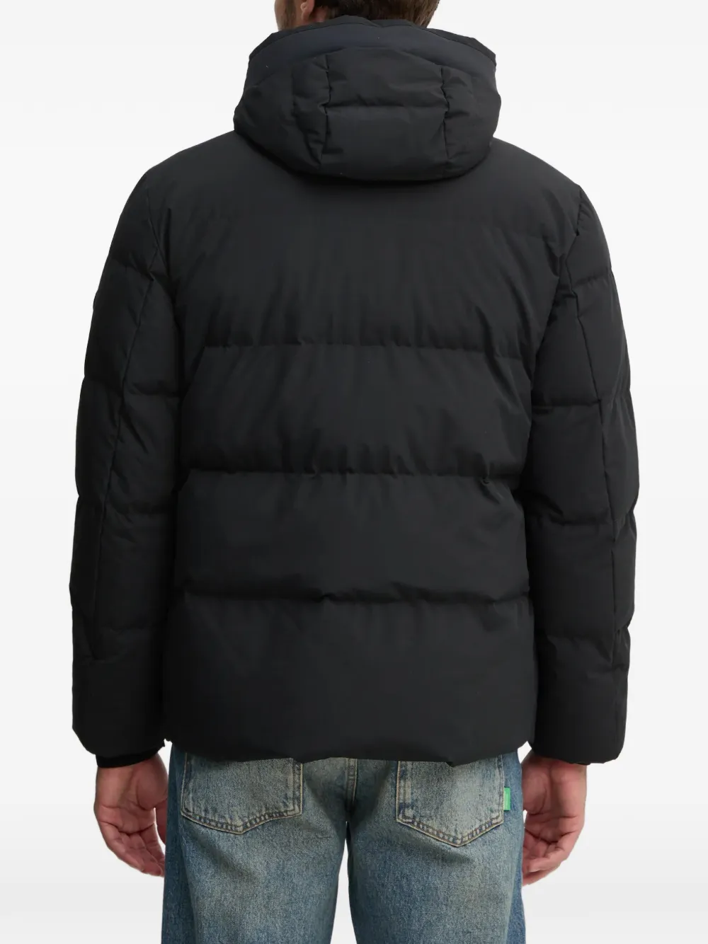  Lindbergh Hooded Padded Jacket - Black 