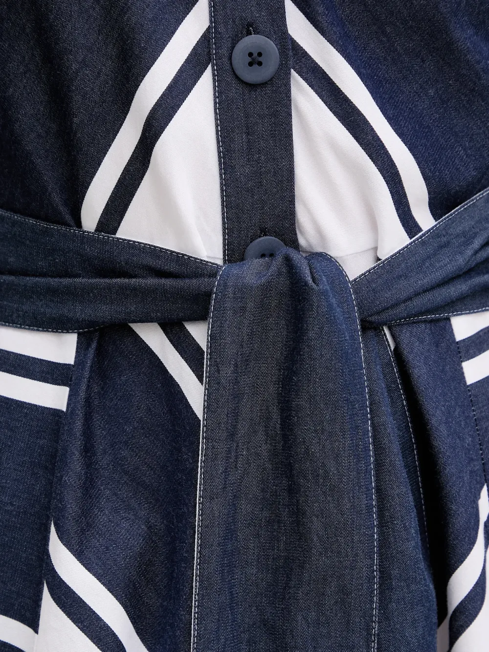 Joseph Ribkoff Midi-jurk met ceintuur Blauw