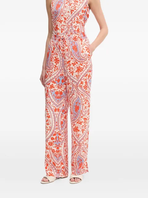 Marc Aurel floral print drawstring trousers
