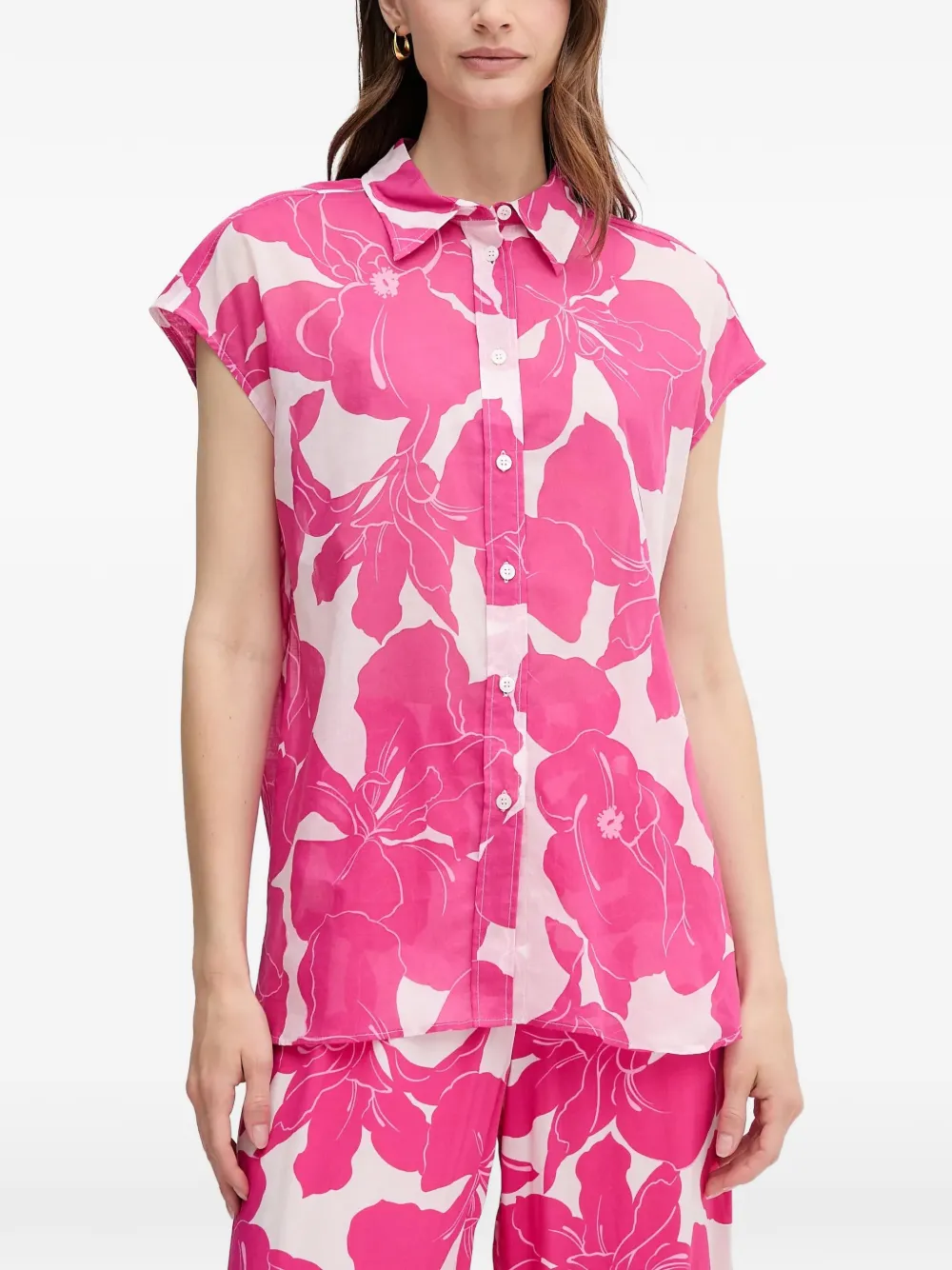 Marc Aurel floral-print shirt - Rosa