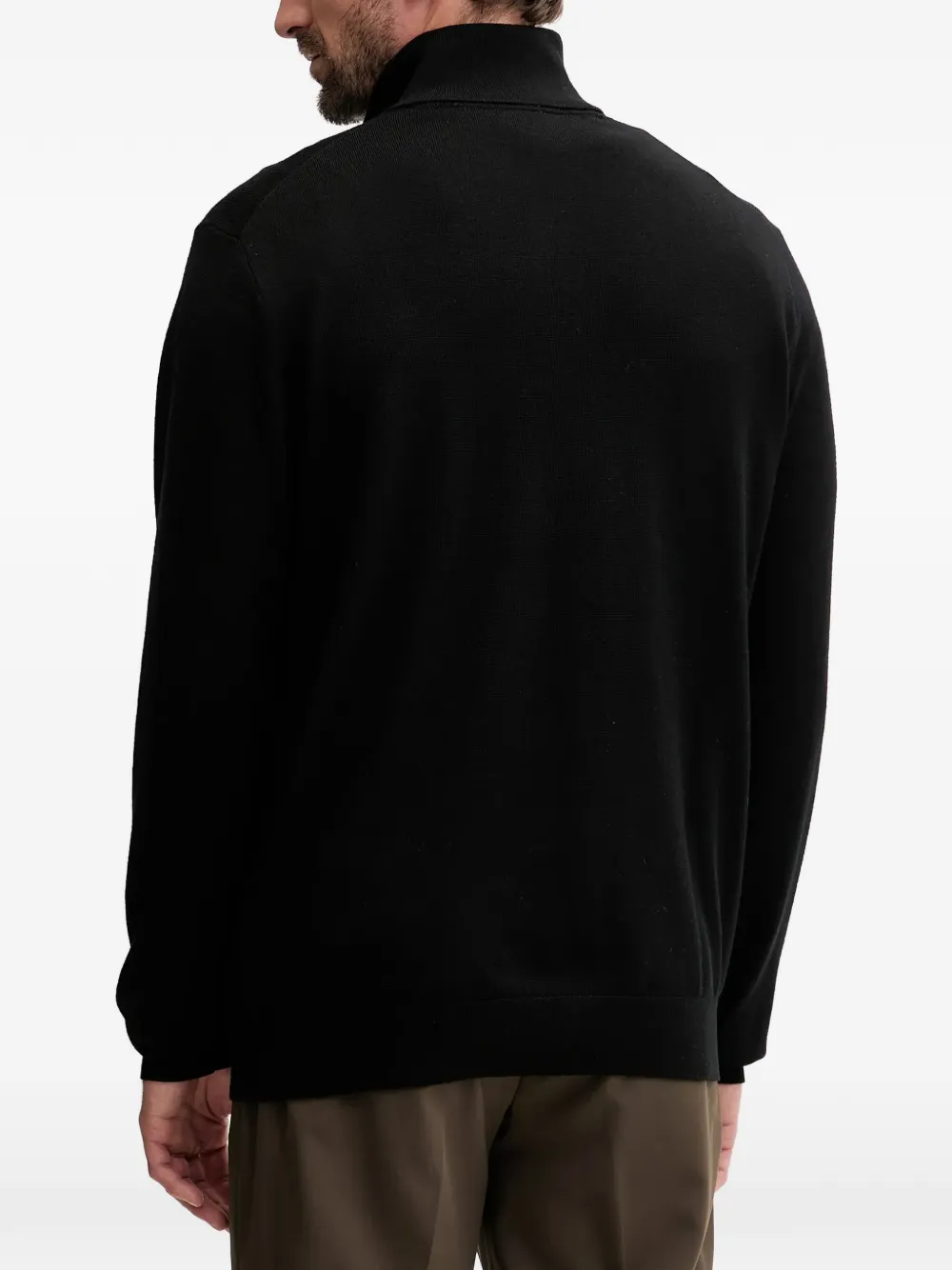  Lindbergh Half-zip Sweater - Black 