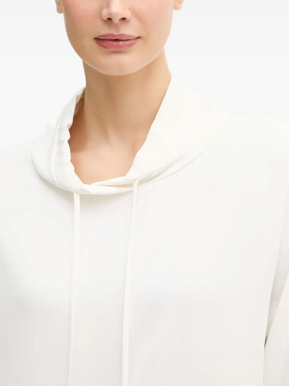 Joseph Ribkoff Hoodie met trekkoord Wit