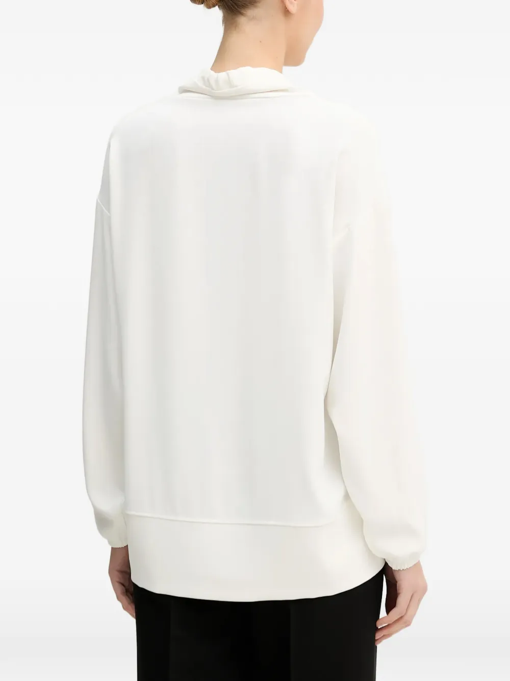  Joseph Ribkoff Drawstring Hoodie - White 
