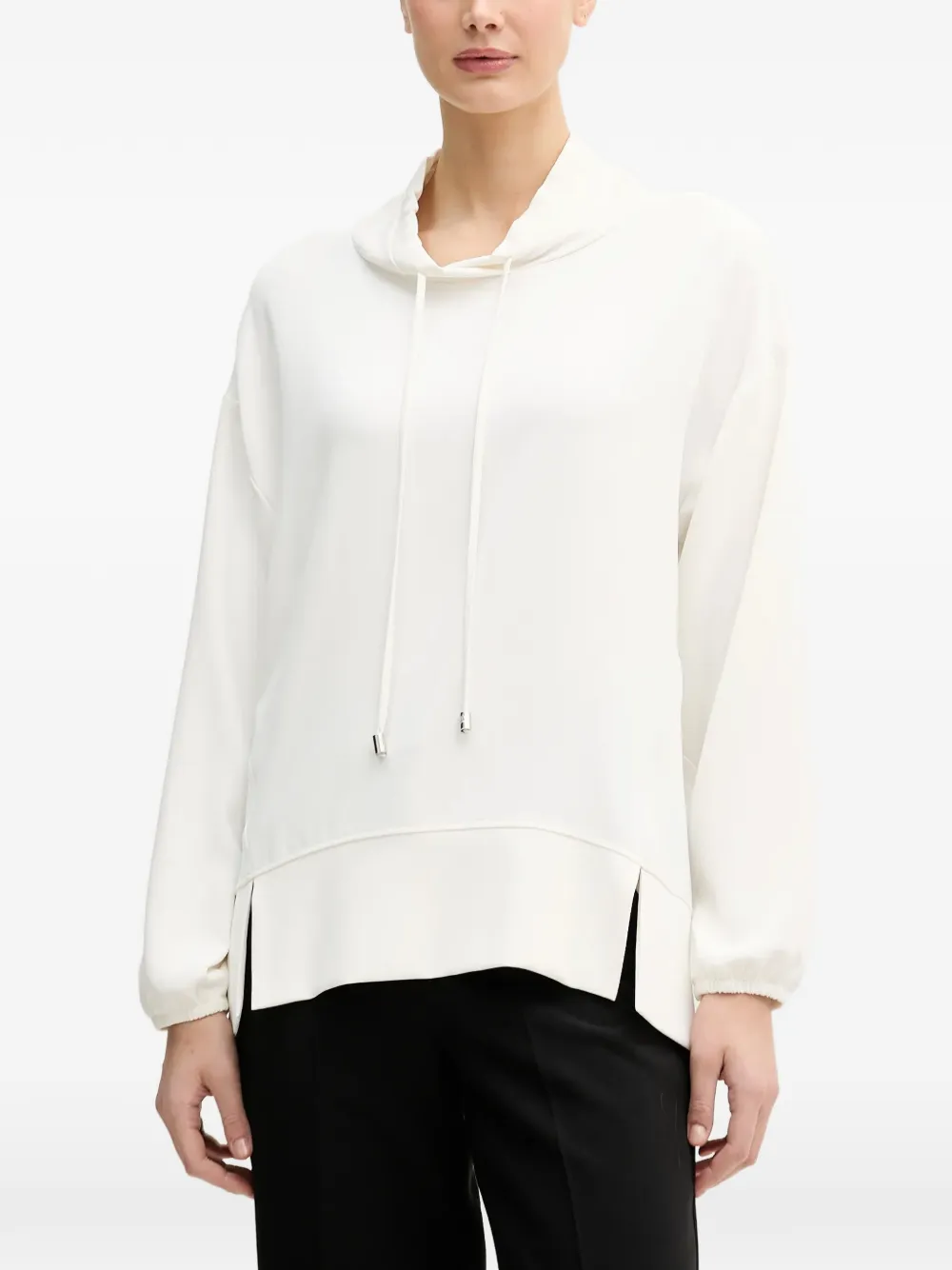 Joseph Ribkoff drawstring hoodie - Bianco