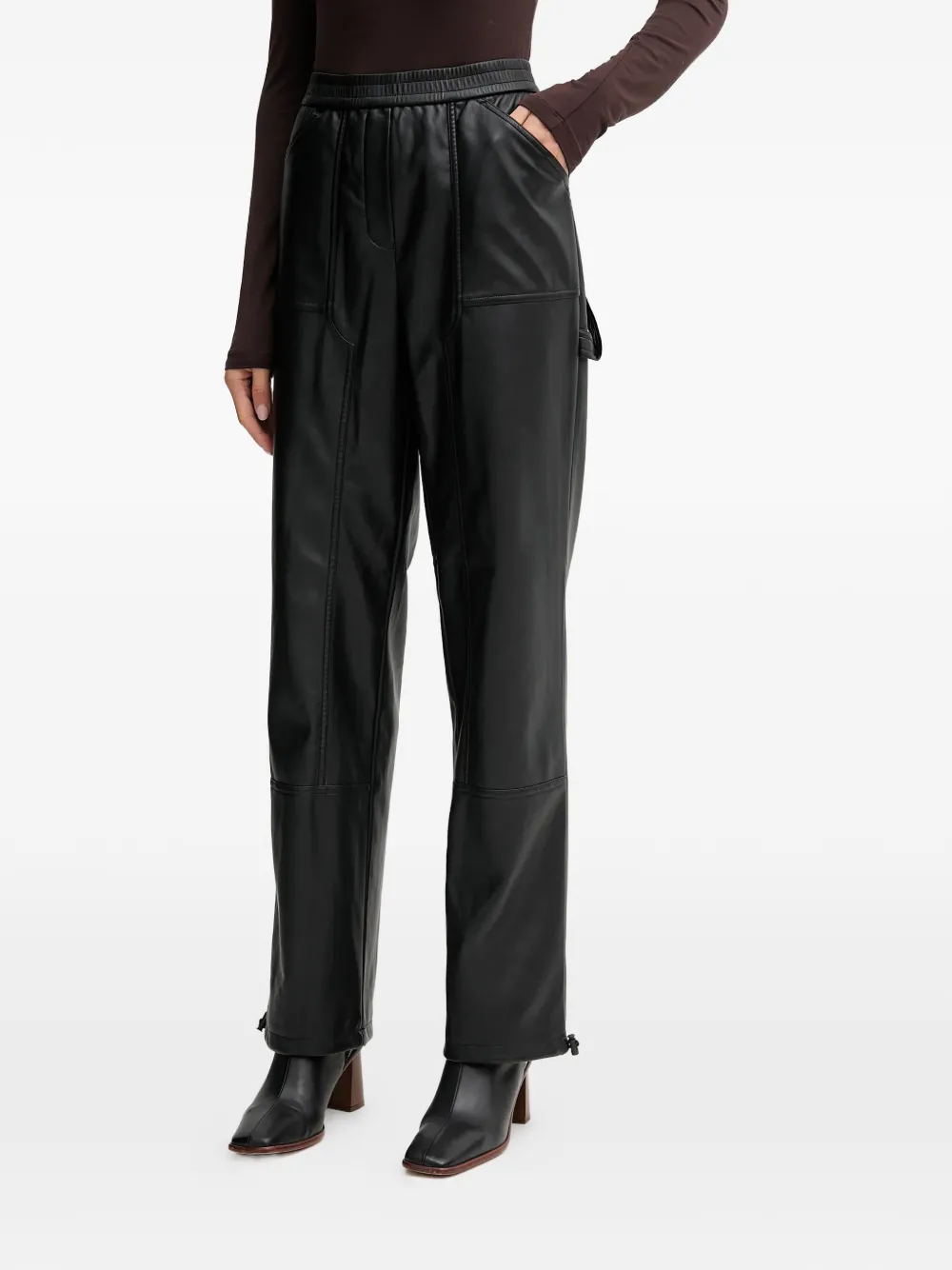 Marc Aurel straight-leg trousers - Nero
