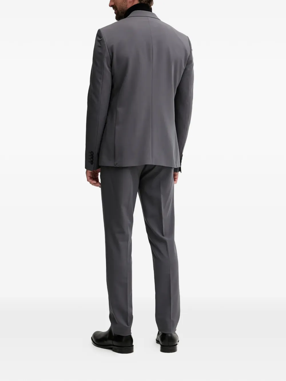 Button Slim Suit