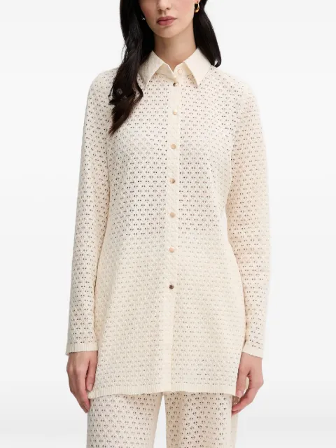 Marc Aurel camisa con botones perforados