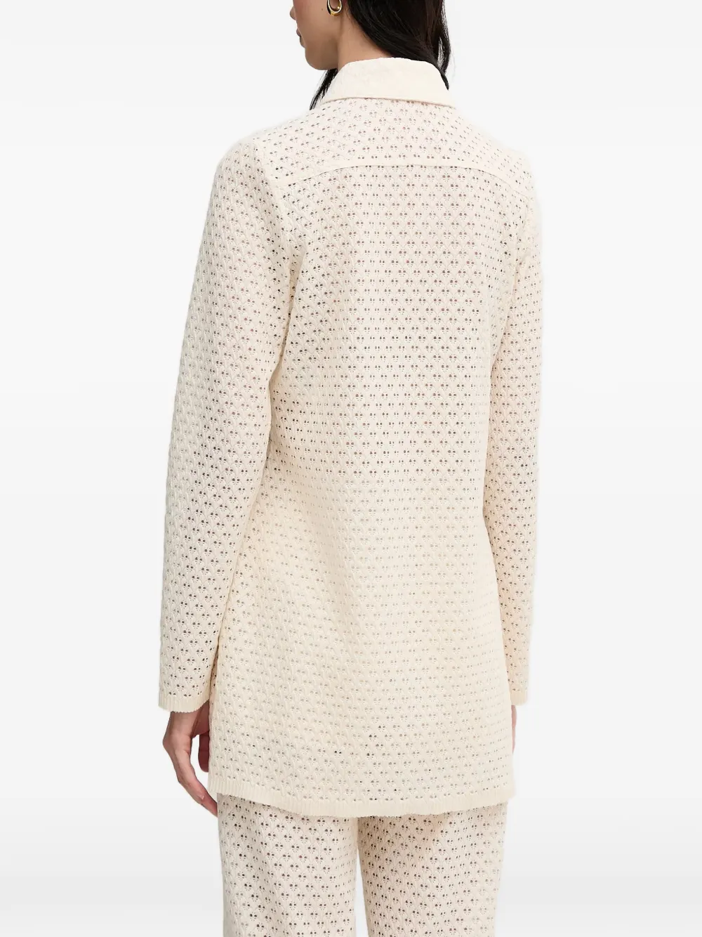  Marc Aurel Pierced Button Shirt - Neutrals 