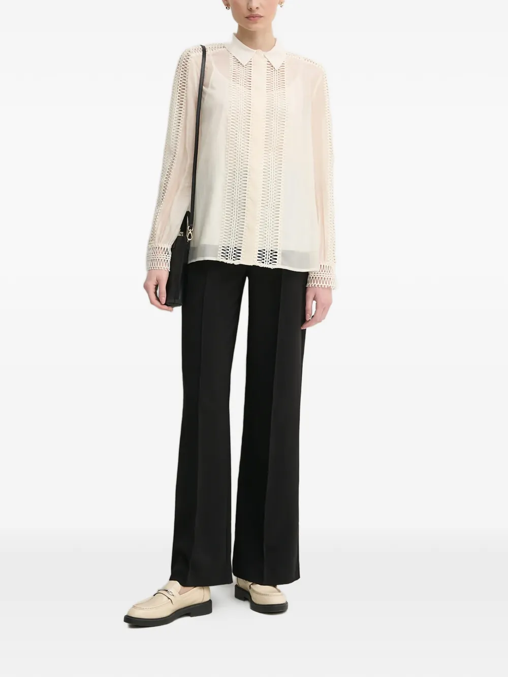  Marc Aurel Laddered Shirt - Neutrals 