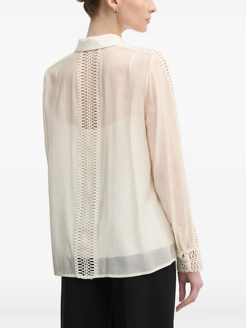  Marc Aurel Laddered Shirt - Neutrals 