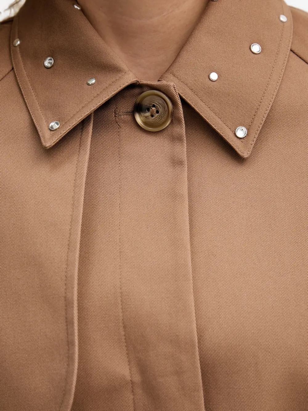 Joseph Ribkoff Verfraaid jack met ceintuur Beige