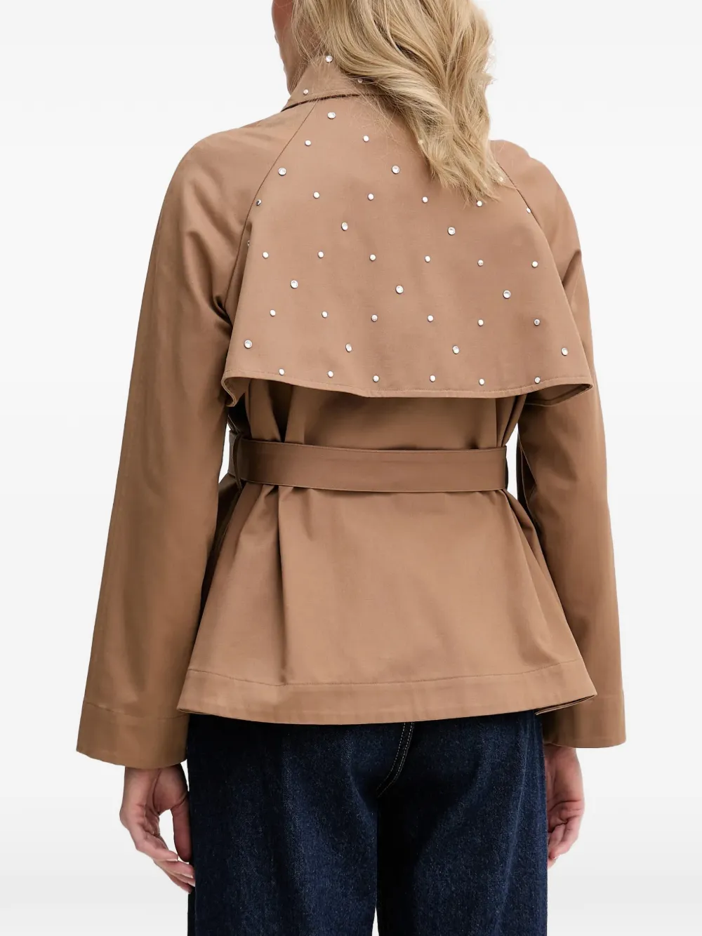  Joseph Ribkoff Embellished Belted Jacket - Neutrals 