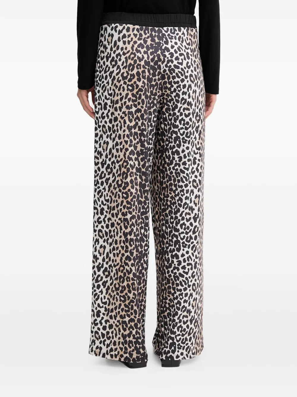 Drawstring Animal-Print Trousers
