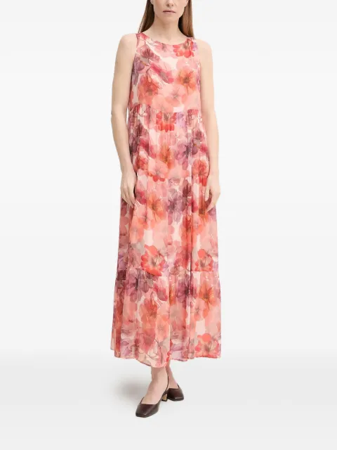 Marc Aurel floral tiered maxi dress