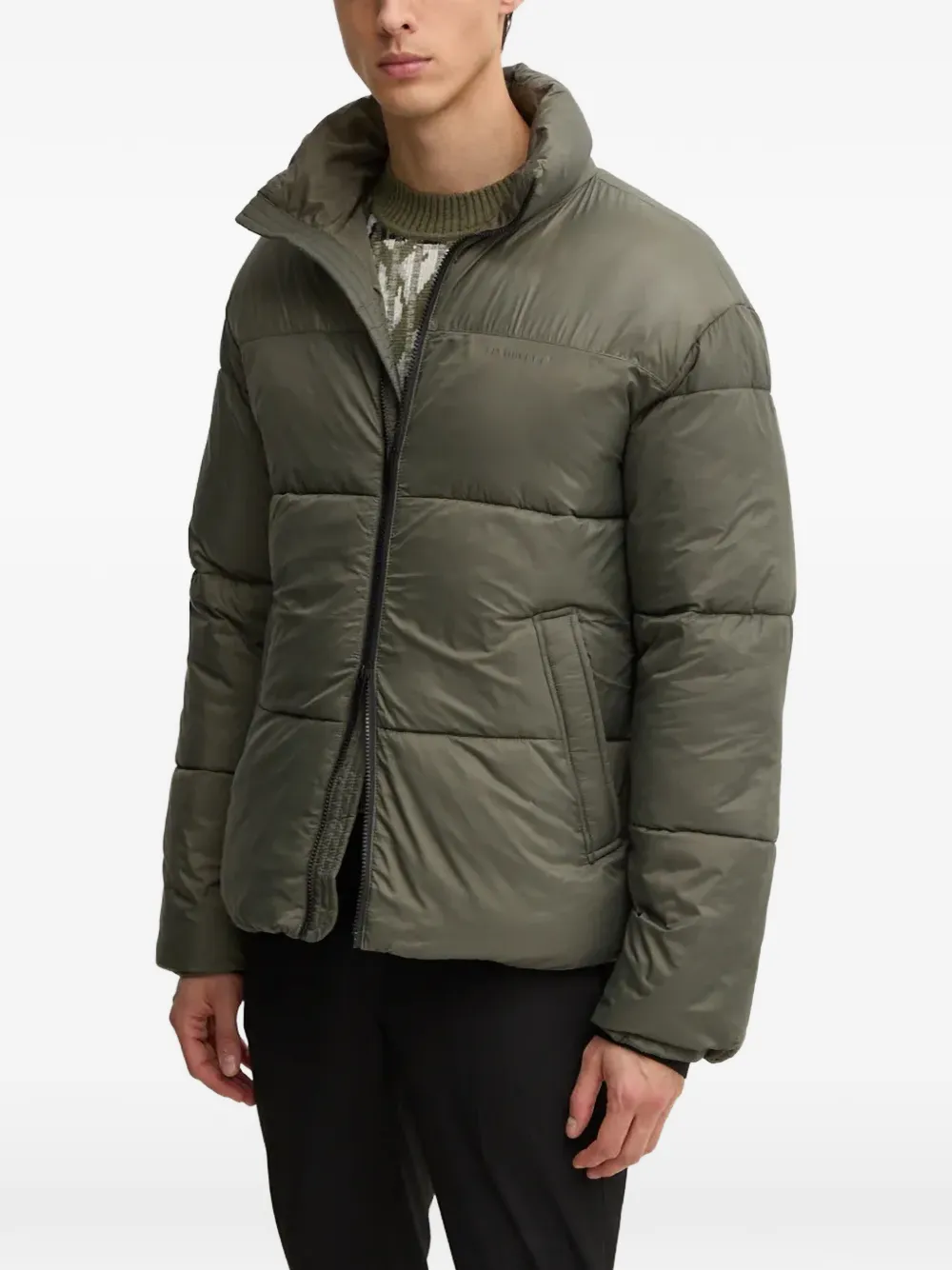 Lindberg funnel-neck puffer jacket - Verde