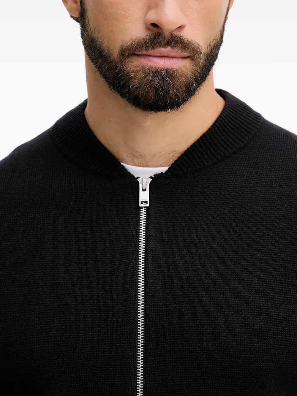 zip cardigan