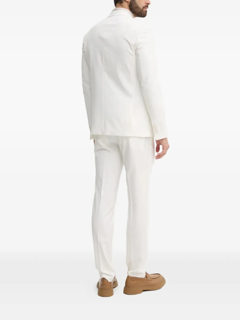  Lindbergh Single-breasted Suit - White 