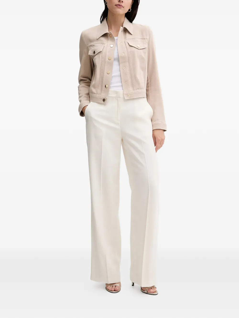  Marc Aurel Buttoned Pocket Jacket - Neutrals 