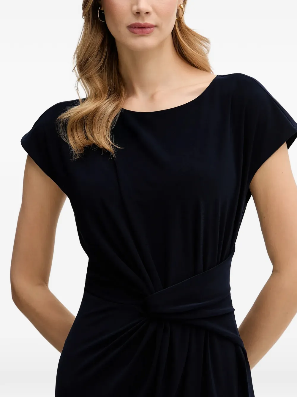 Joseph Ribkoff Jurk met gedraaid detail Blauw