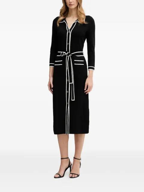 Joseph Ribkoff buttoned belted midi dress