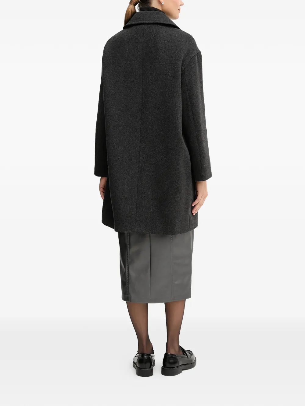 Pocket Double-Breasted Coat